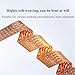 Copper Wire for Jewelry Making, Flat Braided Ground Strap Wires, Length 2 Meters for Automotive, Industrial, Electronics, Machinery, Aerospace(1.5 Square)