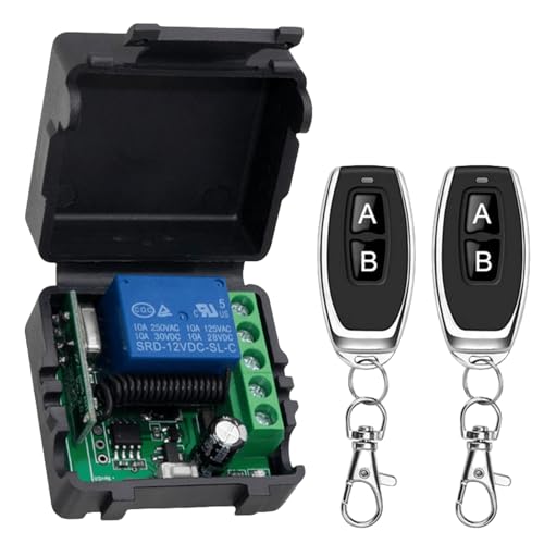 Funk Fernbedienung Schalter, 5V 12V 24V 30V Funkschalter Mit 2...