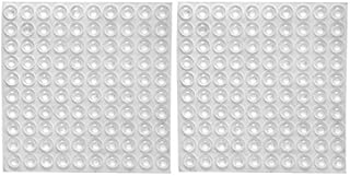 Clear Rubber Feet Adhesive Bumper Pads Self Stick Bumpers Sound Dampening Door Bumpers Cabinet Buffer Pads, 8.5 by 2.5 mm, 200 Pieces