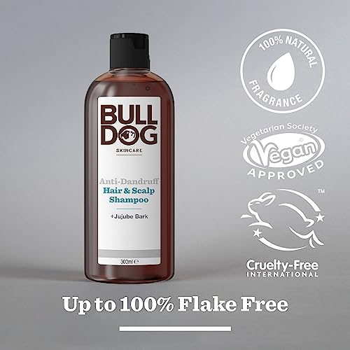 BULLDOG SKINCARE - Anti-Dandruff Shampoo For Men Flake Free Scalp 300 ml - Image 4