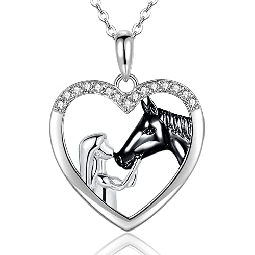 USEEDOVIA Collana da Donna con Cuore Catena