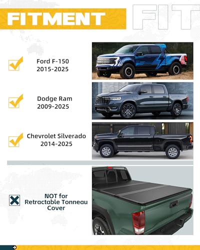 Image of TRUMGETA Ladder Rack for Truck with Side Bars, 800 LBS Capacity Truck Bed Rack, 19 inch-25 inch Height-Adjustable Aluminum Truck Ladder Racks, Fit for Ford F150 /Ram 1500 /Chevy Silverado /Sierra No Bed Rails