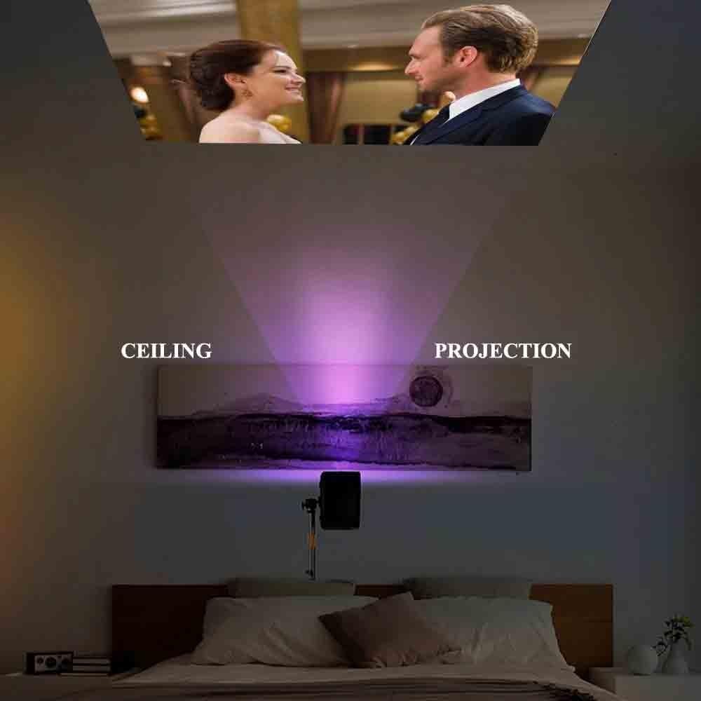 Supporto per Proiettore Supporto for proiettore multi-applicazione for divano letto da tavolo Staffa mobile con binario regolabile con base in metallo spesso in lega di alluminio Supporti per proietto