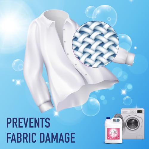 Image of Amazon Brand - Presto! Spring Bloom Fabric Conditioner Liquid | 5 Litre Jar | Refreshing, Pleasant Fragrance | Color Safe | Soft And Gentle On Clothes | Bleach-Free And Phosphate-Free