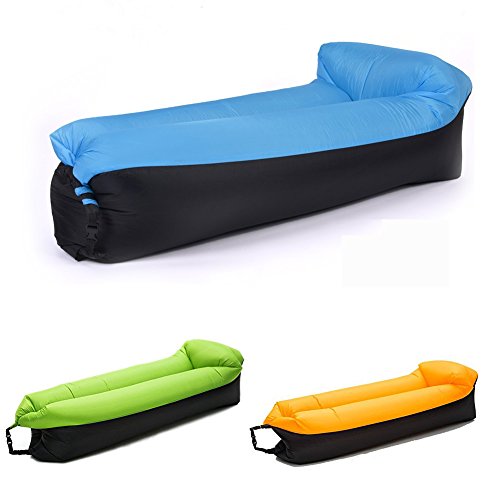 Aventa-Sofá Inflable del Aire del Hamaca portátil, a Prueba de Agua y diseño antiaéreo del Escape para Viajar, acampando, yendo de excursión - Silla Aire para Comidas campestres