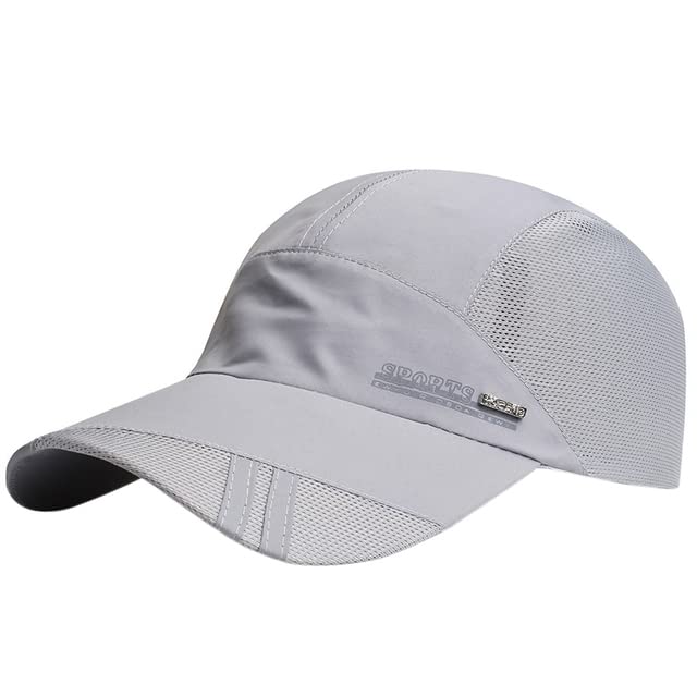 GenericMen Mesh Cap Running Baseball Tennis Cap Hat Breathable Quick Drys Hat Snapback Climbing Sport Hats