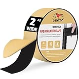 DEMEDO Pipe Insulation Tape, Pipe Wrap Insulation Foam Tape Self Adhesive, Outdoor...