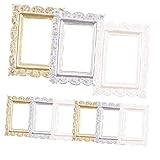 Mini marco de fotos de resina: además, el mini marco de fotos también se puede utilizar como marco para sus fotos pequeñas, para que las fotos parezcan más delicadas, mini marco de fotos de bricolaje