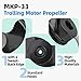 Sxkxm MKP-33 Trolling Motor Prop Fit for Minn Kota, MKP-33 Weedless Wedge 2 Prop Fits 4