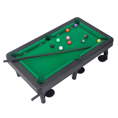 Jogo de Bilhar de Mesa Em Miniatura para Crianças, Brinquedo de Mesa de Sinuca Compacto e Durável Co