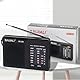 Retoo FM Radio Tragbares Kofferradio Frequenzen AM FM Taschenradio mit Griff AA-Batterie Betrieben Lautstärkeregelung Teleskopantenne Kopfhöreranschluss 3,5mm Buchse 11,5 x 2,5 x 7,5cm Schwarz