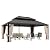 SUNSHINE VALLEY 14'x20' Hardtop Gazebo, Permanent Aluminum Outdoor Gazebo with Galvanized Steel Double Roof, Heavy Duty Metal Patio Pavilion Gazebo with Netting and Curtains for Deck, Backyard, Garden