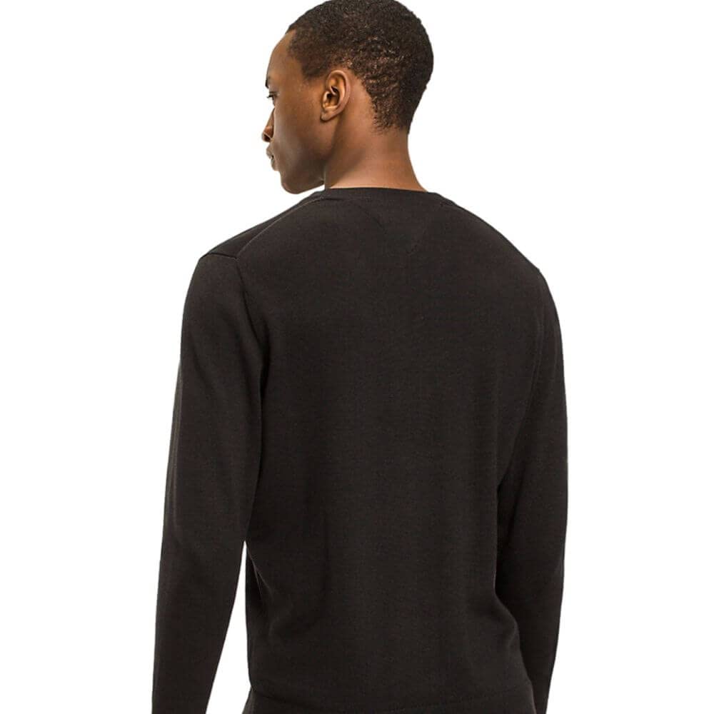 Tommy Hilfiger Langarm Pullover Rundhals Strick Nachtblau