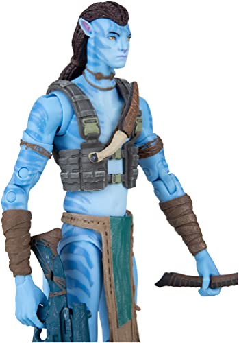 BANDAI - McFarlane Figura de ação Jake Sully (fato de batalha) Avatar - Disney, multicolorido TM16307
