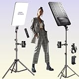 ADZOY Premium RL-24 Upto 100 Watt Power LED Photography Bi-Colors Panel Light Kit with Adjustable Tripod, Phone Clamp & Mounting Bracket for YouTube | Makeup | Live Streaming | Video & Vlogging