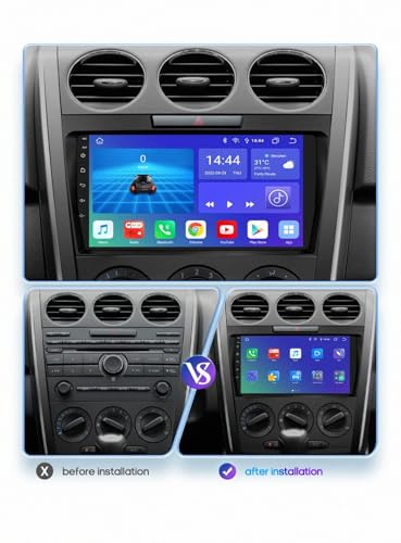 A-Pple Carplay & Android Auto en tu Mazda CX7 con Pantalla de 4 Nuclear 7