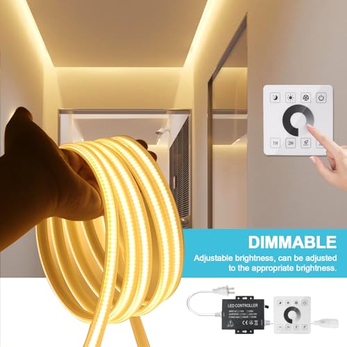 Tira de LED COB KISUFU 110V 0.5m Dimable Resistente Agua miniatura 5