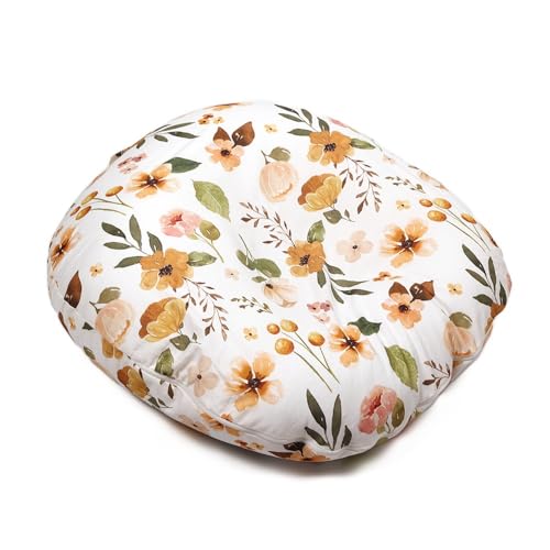 Image of Cloudcool Newborn Lounger Pillow Cover, Removable Ultra Soft Comfortable Slipcover for Infant Lounger Pillow, Multifunctional Soft Lounger Pillow Snugly Fit Infant Lounger for Baby(Yellow Flower)