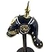 AnNafi® WWI & WWII German Prussian Pickelhaube Helmet Brass Accents Imperial Officer Spike Helmet Pickelhauben Helmets Wearable | Medieval Costumes Helm Armor SCA LARP Replica Costume