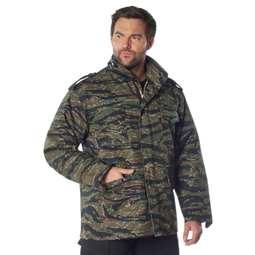 Rothco M-65 Field Jacket With Liner - TIGER STRIPE : Amazon
