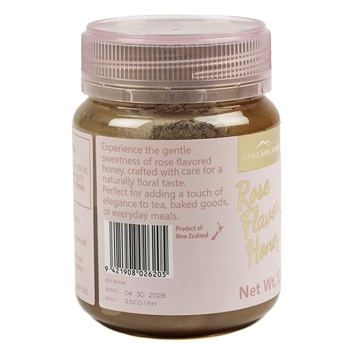 Miel sabor rosa Premium de Nueva Zelanda 12 oz miniatura 3