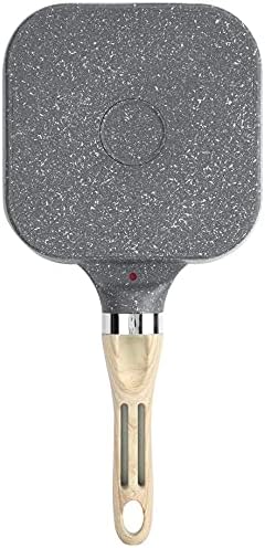 Miniatura 8 de Sartén antiadherente para panqueques, sartén antiadherente para panqueques con 4 agujeros para hamburguesas de huevo frito, mini sartén para crepas