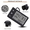 Electric Bike LCD Display Meter, 24V 36V 48V E Bike Display Meter Control Panel with Waterproof Plug Conversion Kit for Electric Scooter 22.2mm/0.9in Handlebars #2