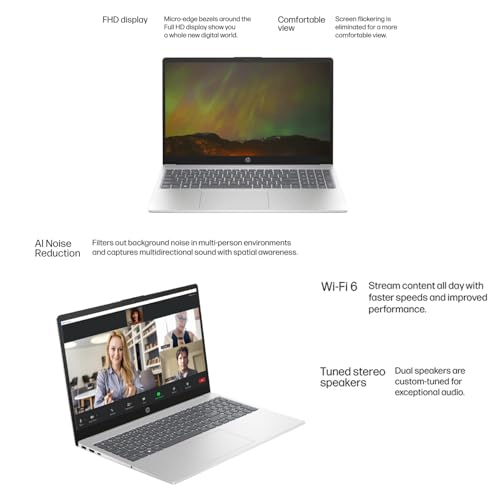 Image of HP New 2026 Edition Core i7 15.6 inch Laptop | Intel High-Performance Core i7-1255U up to 4.7GHz | 24GB RAM - 512GB PCIe SSD | Webcam | FHD | Long Battery Life | Windows 11 | Business & Academic