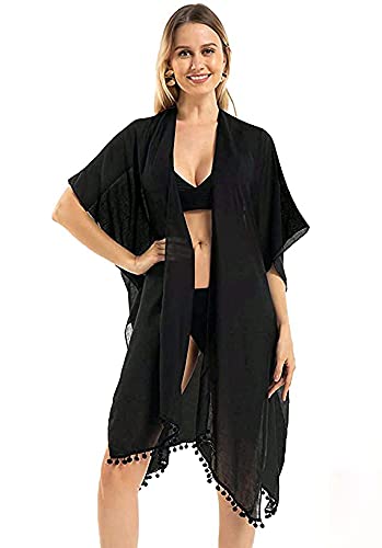 Women Beach Dresses Skirt Kimono Swim Coverup Beachwear Lace Long Cardigan