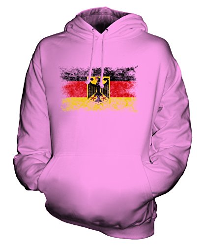 Sweat Pull à Capuche Allemagne Drapeau Délavé Candymix Sweatshirt Unisexe Coton
