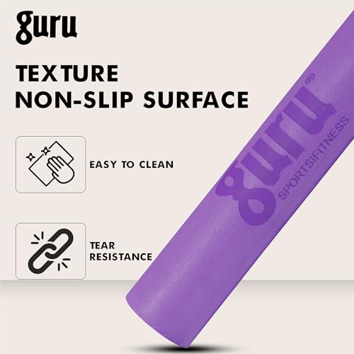 Image of GURU Eva Yoga Mat For Men & Women, Anti Slip Mat for Gym Workout