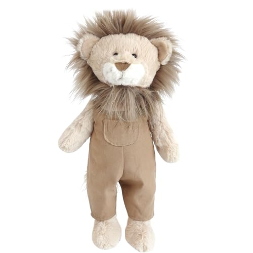 Image of MON AMI Leon The Lion Stuffed Animal | 16-Inch Soft Plush Toy | Majestic Jungle Animal for All Ages | Adorable Lion Plush for Nursery or Playroom Décor