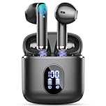 Drsaec Bluetooth 5.4 Kopfhörer, In Ear Kopfhörer Kabellos Bluetooth 2026 Neu Kabellose Kopfhörer mit 4 ENC Mic, 6D Tiefer Bass, 30 Std Noise Cancelling Ear Buds, IP7 Wasserdicht Sport Ohrhörer, USB-C