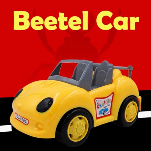 Image of ToyBharat Betel Car - Friction-Powered Multicolour Toy for Kids 1-6 Years, Realistic, Safe & Durable Gift