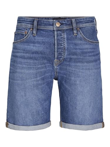 JACK&JONES Herren Jjirick Jjioriginal 360 Sn Shorts, Blue Denim/Pack:AM 365, M