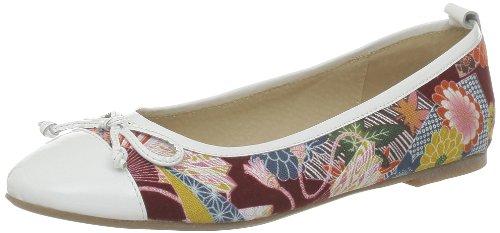 Jb Martin Bamako Bamako E13_Blanc (Toile Japan/Craie) - Bailarinas de Tela para Mujer, Color Blanco, Talla 38