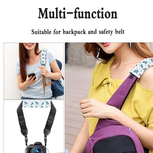 Image of AFPANQZ Turtle Starfish Print Seat Belt Pads Covers Universal Fit for Truck Vans Sedans SUVs Safety Seatbelt Pad Cushion Comfortable Driving Car Seats Accessories