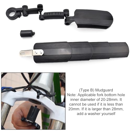 Guardabarros para bicicleta plegable y accesorios de ciclismo contra lodo y tierra 4