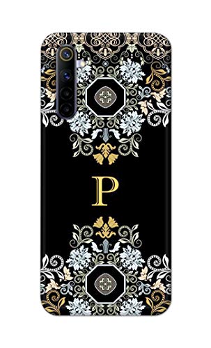 Image of Printed Hard Back Cover Case for Realme 6 | Realme 6S | Realme 6i Back Cover (Alphabet P) -1803
