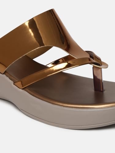 Image of Marc Loire Women Round Toe Wedge Heel Sandal for Casual Wear