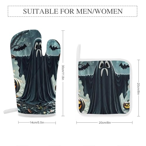 Gants de cuisine et maniques contre les brûlures au four et d'Halloween