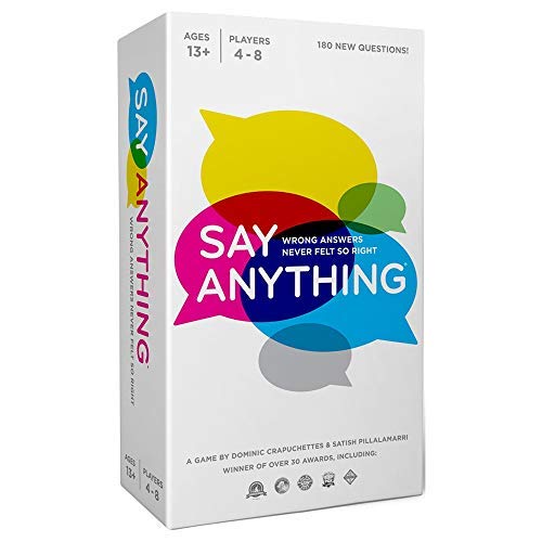 North Star Games Say Anything Board Game |10th Anniversary Edition | Card Game with Fun Get to Know Questions