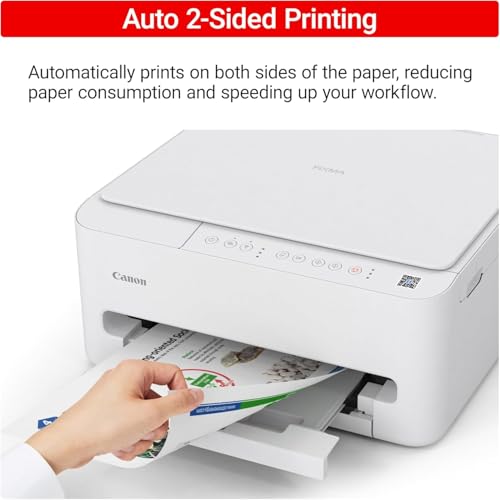 Image of Canon PIXMA TS4320 MFP Inkjet Printer for Home Office, Schoolwork, Documents, Labels, Photos, Crafts and Wireless Printing from Devices (7181C002) + Printer Cable + Cleaning Kit (6pc Bundle)