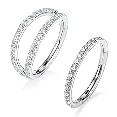 Style 2-Silver&Clear CZ