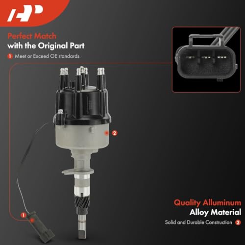 A-Premium Ignition Distributor with Cap and Rotor, 4.0L L6, 3 Blades by A-Premium - Used condition - Image 7