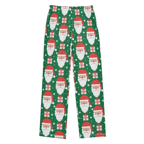 Boys' Pants Christmas Santa Gnomes Gifts Long Bottoms Jogger Pants Elastic Waist Trousers with Pockets S-XL