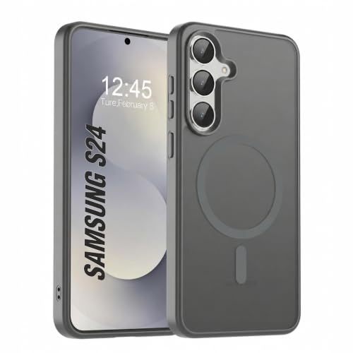 Image of AIBEX Back Cover for Samsung Galaxy S24| Slim Case with Wireless Charging Support | Anti-Scratch, Shockproof, Anti-Fingerprint & Lightweight Military-Grade Protective Cover - Grey
