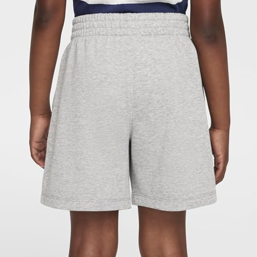 Nike Sportswear Club Little Kids' Applique French Terry Shorts (Dark Grey Heather, 86M353-042) Size 43