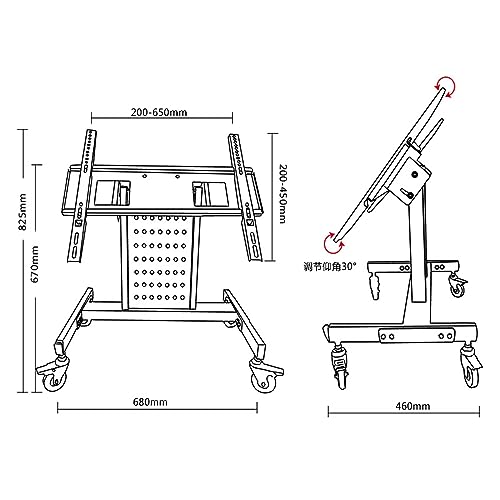 Soporte Universal para TV 32-65" con Ruedas y Giro 360° miniatura 2
