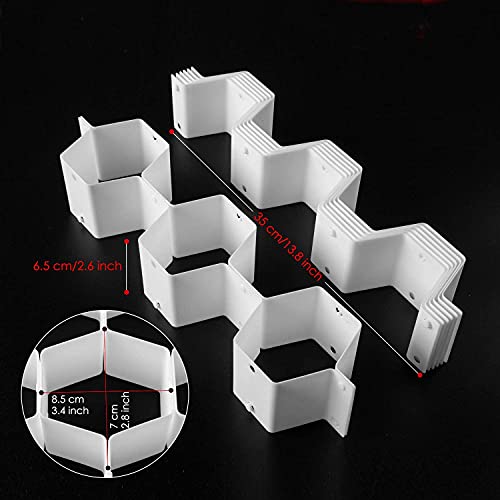 32Pcs-Honeycomb-Drawer-Organizers-Adjustable-Partition-Storage-for-Underwear-Socks-Bras-Ties-Belts-Scarves-White-Total-of-72-Slots